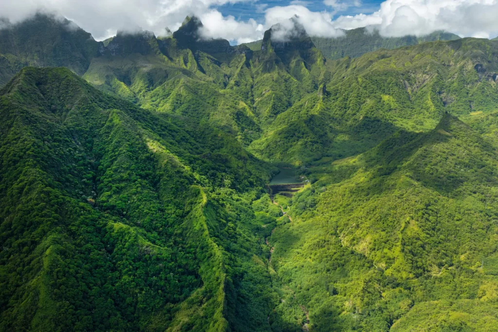 Mountain in Tahiti © Grégoire Le Bacon - LionAiles