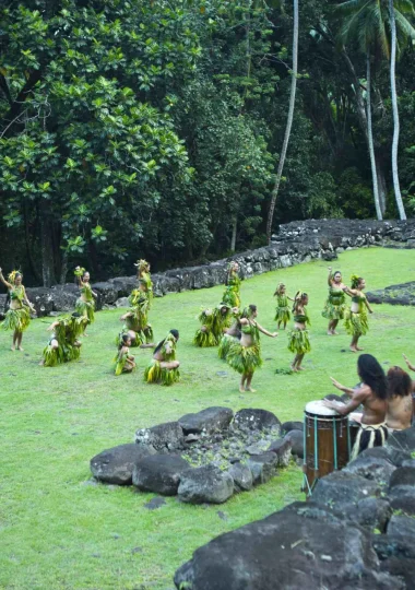 Site de Upeke à Hiva Oa © Tahiti Tourisme